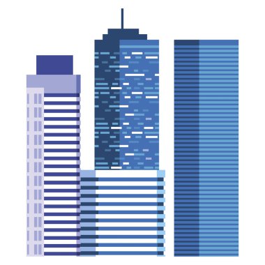 binalar metropolis cityscape sahne