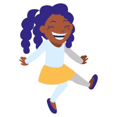 mutlu siyah kız karakter