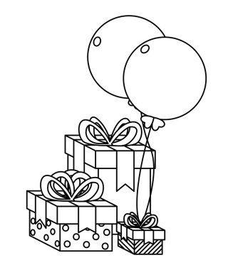hediye kutusu balon helyumla mevcut