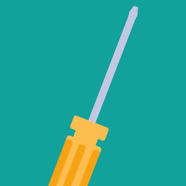 tornavida araç mekanik simgesini