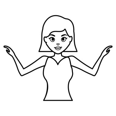 güzel ve seksi kadın karakter