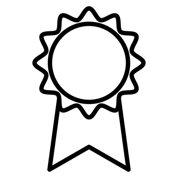 Sello de medalla icono de premio — Vector de stock