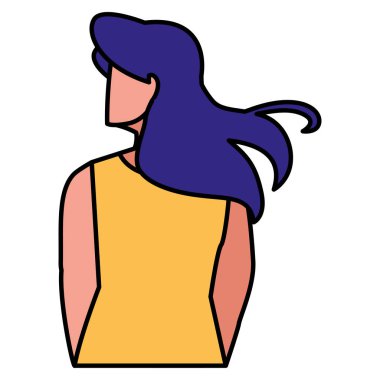 güzel genç kadın karakter