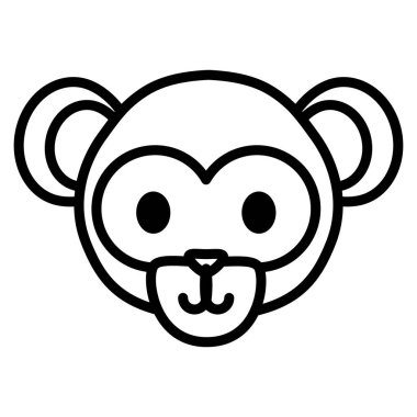 sevimli egzotik maymun baş karakter