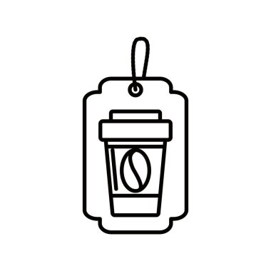 kahve kap plastik etiket