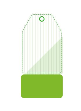 ticari etiketi asılı simgesi