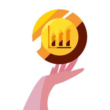 altın sikke diyagramı ile el