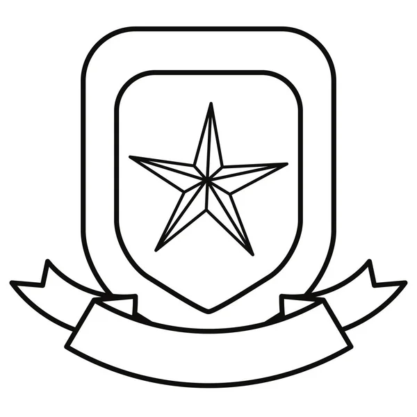 Stern-Emblem — Stockvektor