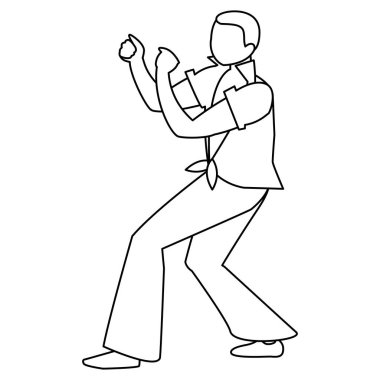 siyah tropikal müzisyen karakter