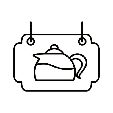 etiket ahşap çaydanlık mutfak ile