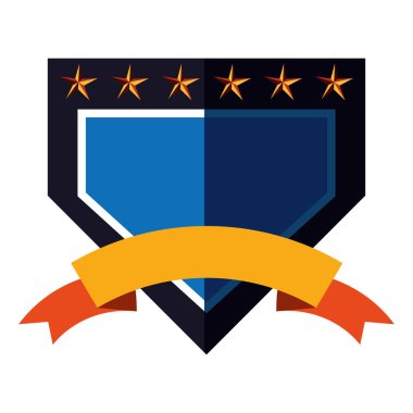 Arma rozet boş şablon