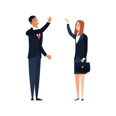 iş çift zarif avatar karakter