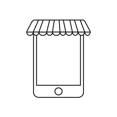 Çevrimiçi alışveriş kavramı