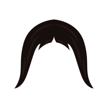 Bıyık hipster beyaz arka plan üzerinde