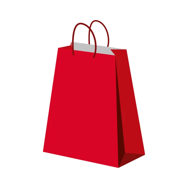 सफेद पृष्ठभूमि पर शॉपिंग बैग — स्टॉक वेक्टर