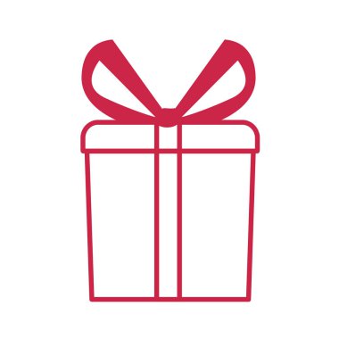 beyaz zemin üzerine sarılmış hediye kutusu