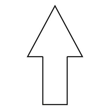 ok beyaz zemin üzerine upload