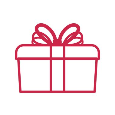 beyaz zemin üzerine sarılmış hediye kutusu