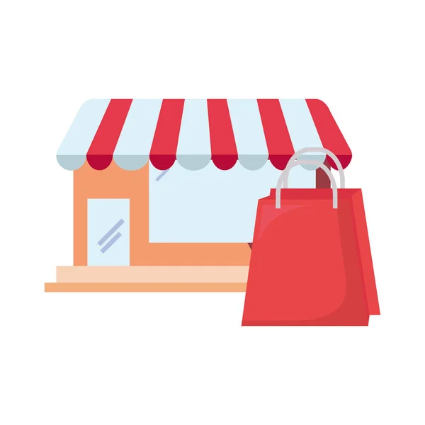 Achats en ligne commerce — Image vectorielle