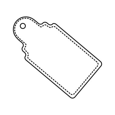 Beyaz arka plan üzerinde fiyat etiketi