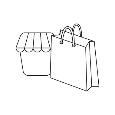 Çevrimiçi alışveriş kavramı