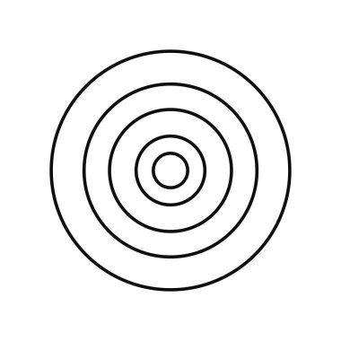 Hedef başlangıç beyaz arka plan üzerinde