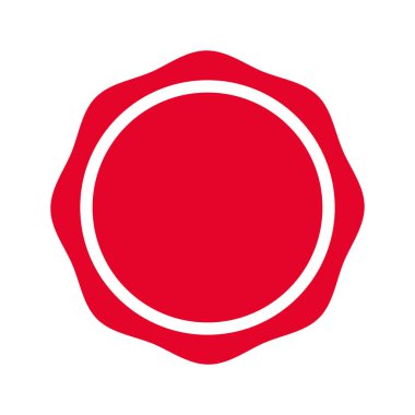 Beyaz arka plan üzerinde etiket boş şablon