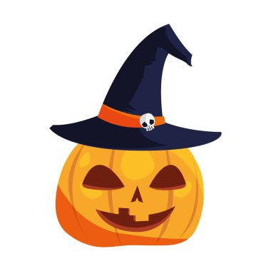 Cadılar Bayramı Balkabağı ve şapka kostüm