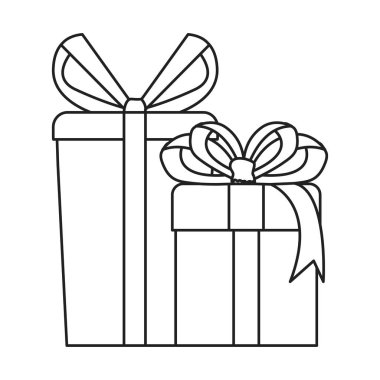 hediye kutuları dekorasyon beyaz arka plan üzerinde beyaz arka plan üzerinde