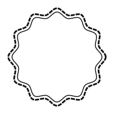 Beyaz arka plan üzerinde etiket boş şablon