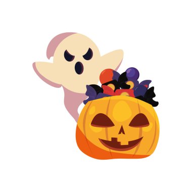 Cadılar Bayramı hayalet kabak ile