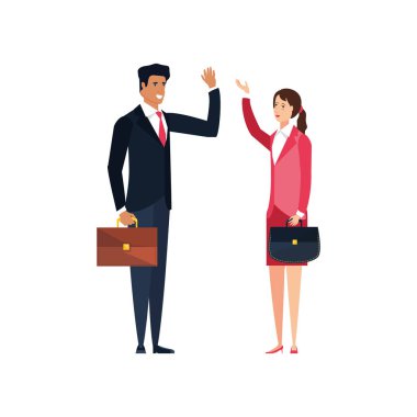 iş çift zarif avatar karakter