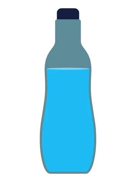 Ícone isolado garrafa de água — Vetor de Stock