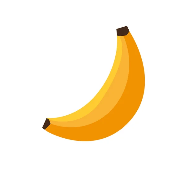 Verse banaan geïsoleerde pictogram — Stockvector