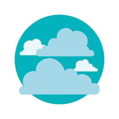 gökyüzü bulutlar sahne ile