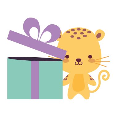 hediye ile şirin ve küçük kaplan