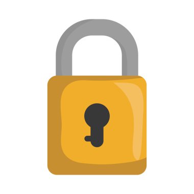 güvenli güvenli asma kilit simgesi