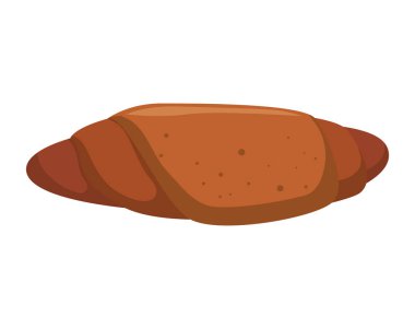 lezzetli ekmek izole simgesi