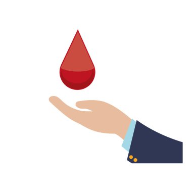 damla kan bağış simgesi