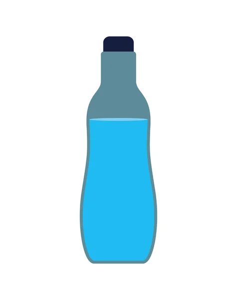 Wasserflasche isoliert Symbol — Stockvektor