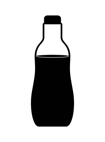 Su şişesi izole simgesi — Stok Vektör