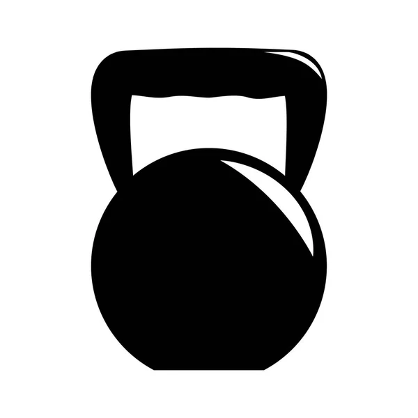 Gewichtheben Kurzhantel Sport Fitness — Stockvektor