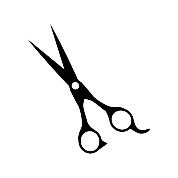 Икона парикмахерской с ножницами — стоковый вектор