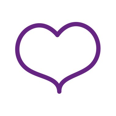 sevimli kalp aşk çizim