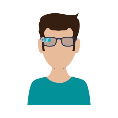 fotoğraf makinesi ile Optik Gözlük kullanan adam