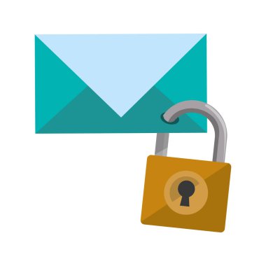 Zarf güvenli asma kilit ile