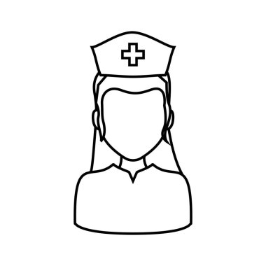 güzel hemşire tıbbi karakter