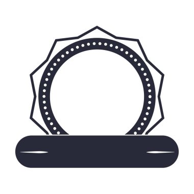 Daire mühür damgası ile şerit