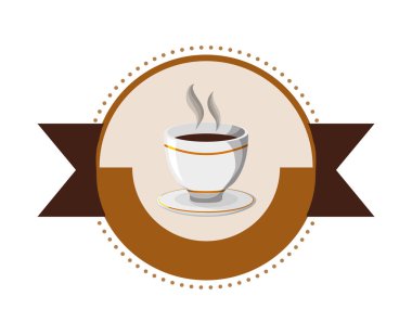 lezzetli kahve Kupası içki dantel ile