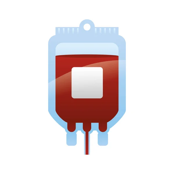 Krevní dárcovství tašku — Stockový vektor